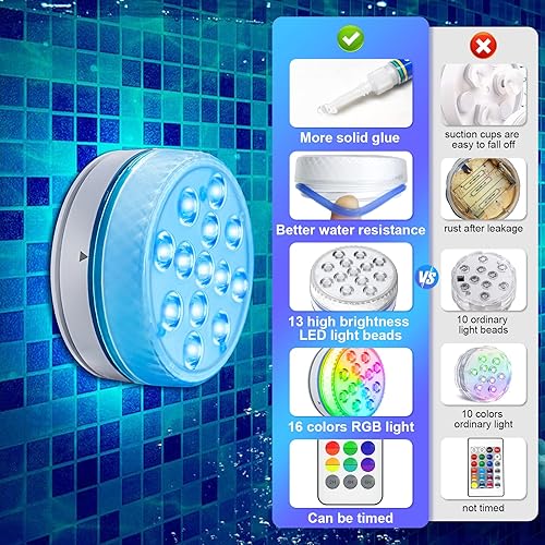 Miniatura 2 de BOIROS Luces de calabaza que funcionan con pilas, luces LED de calabaza 2023 con control remoto (200 pies)temporizador, 16 colores dinámicos para