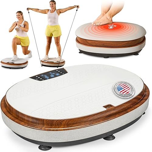 Lifepro Vibration Plate Machines – Full Body Workout, Recovery & Lymphatic Drainage with 4D Motion, Silent Operation, Joint Support, & Triple Motor Technology for Circulation, Fat Burn & Toning