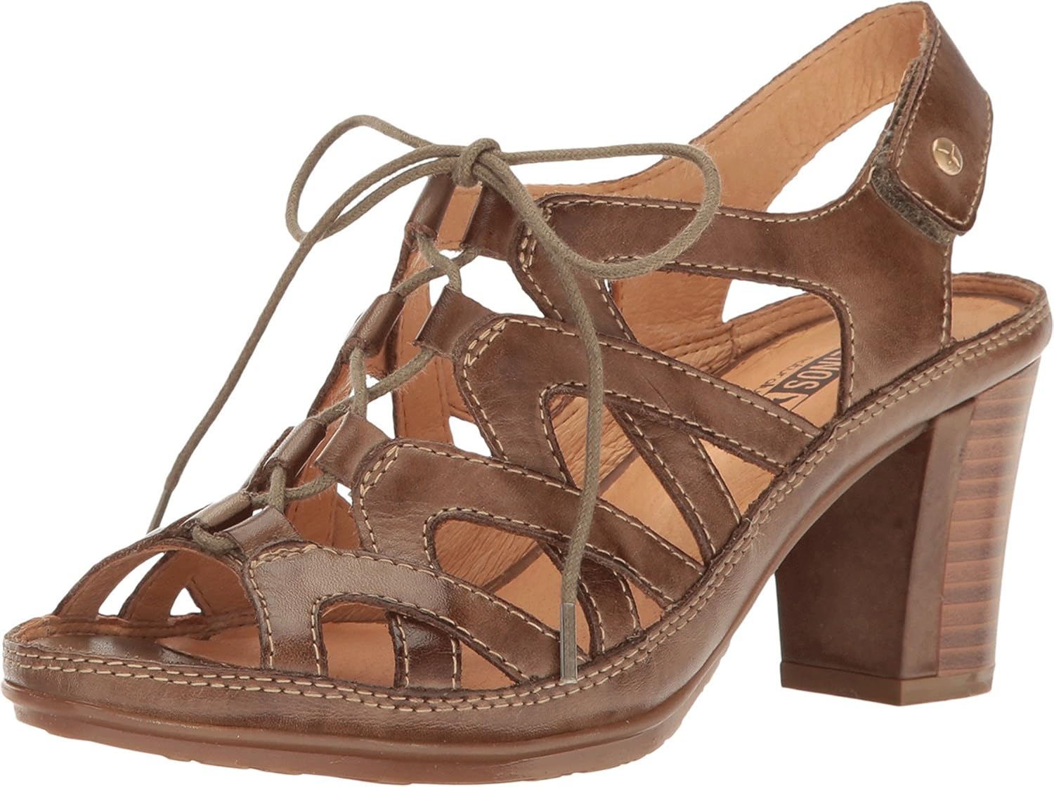 PIKOLINOS Womens Java W0K-0964 Caged Sandal Shoes, Safari, 41 EU / 10.5-11 US