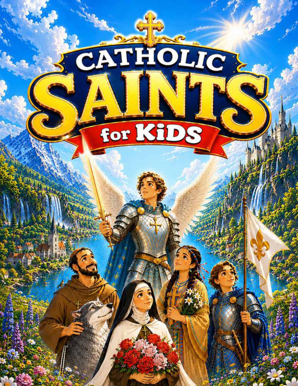 Stories of Catholic Saints for Kids: 50+ Inspiring Stories to Help Kids Grow Strong in Faith & Character - Choose Holy Role Models in a Confused World | Perfect Bedtime Stories