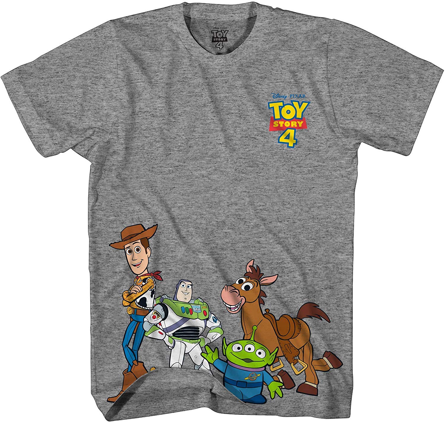 Disney Toy Story T-Shirt Men Graphic Tshirt for Adult Tee Woody Buzz Pixar Gift