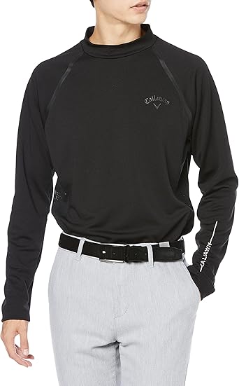 Amazon キャロウェイ メンズ 長袖 ハイネックシャツ Uvカット ウエストボックス型 ゴルフ インナー C シャツ 通販