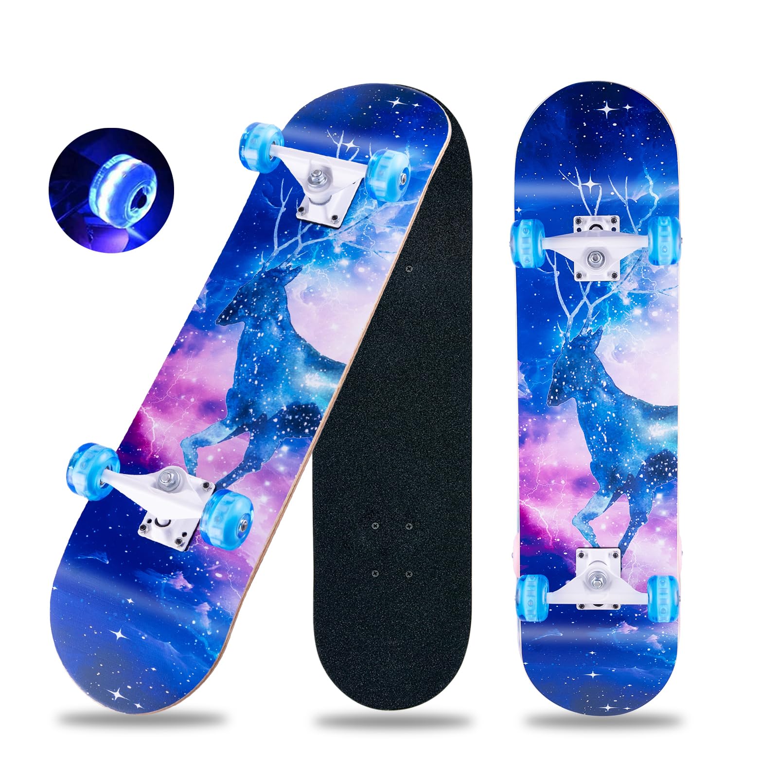 Amazon.com : Skateboard,31 x 8 inch Complete Skateboards for