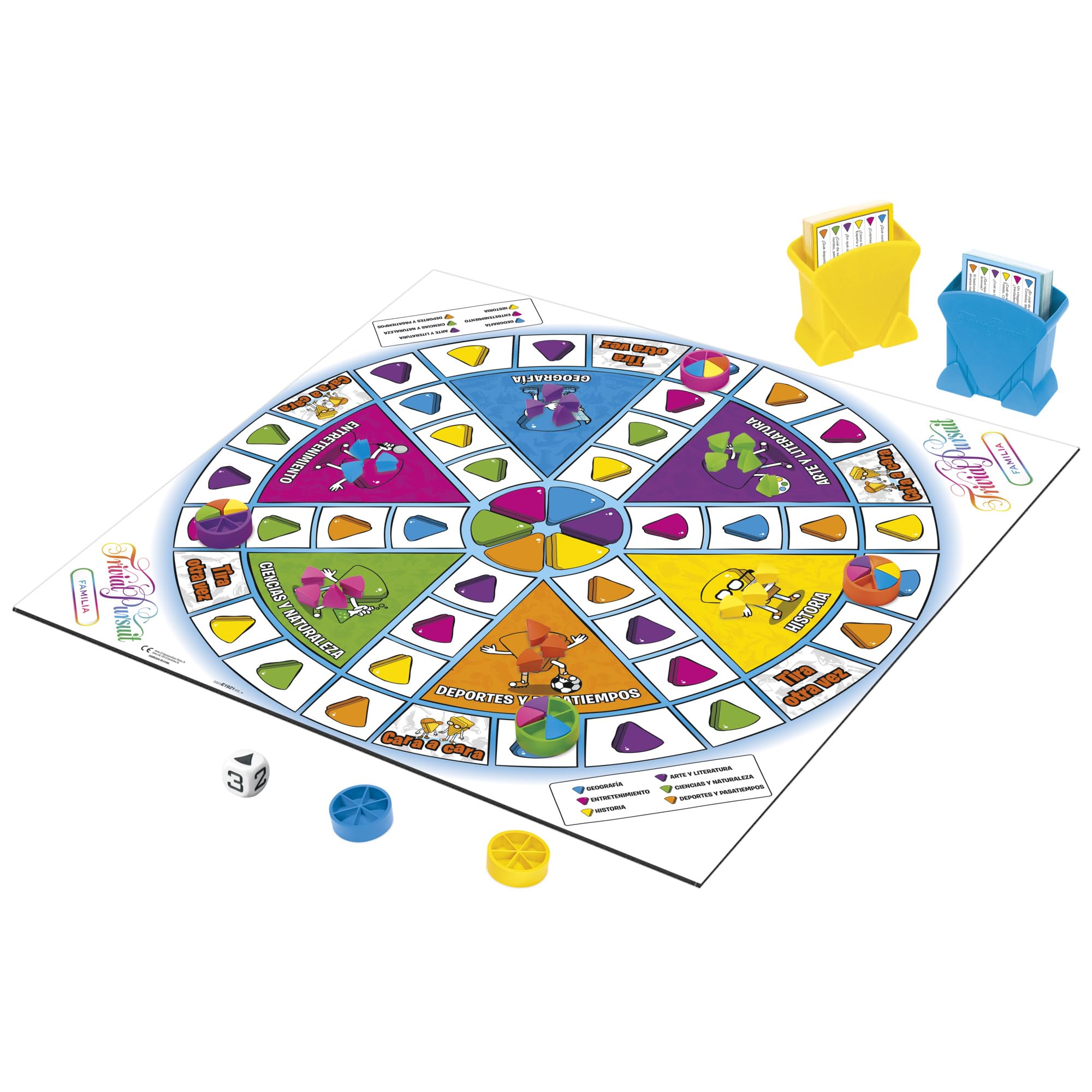 Hasbro Gaming Trivia - Gioco da tavolo Trivial Pursuit edizione per famiglie, per serate dii giochi in famiglia, a partire dagli 8 anni (lingua italiana non garantita)
