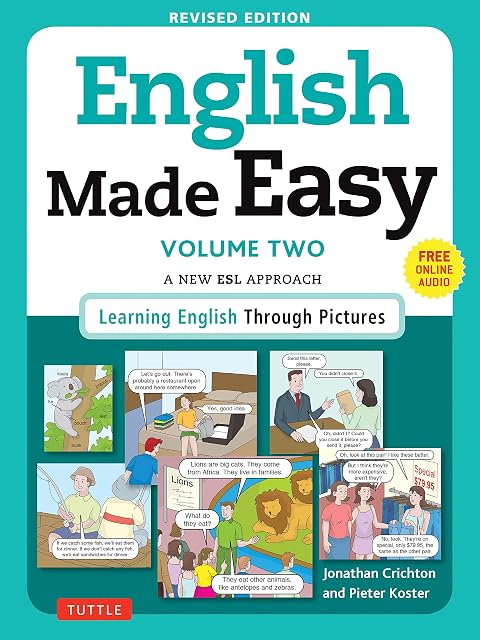 Portada de English Made Easy Volume 2 /anglais: A New ESL Approach: Learning English Through Pictures