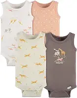 Body sem mangas Multi-pack Sleeveless Onesies Bodysuit GerberMeninos