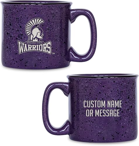 Miniatura 400 de Rico Industries NCAA Utah Utes - Taza de café personalizada de 12 onzas con logotipo grabado con láser profundo, taza de cerámica para acampar con