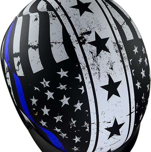 Miniatura 8 de Casco Vega Helmets Warrior, medio casco para motocicleta