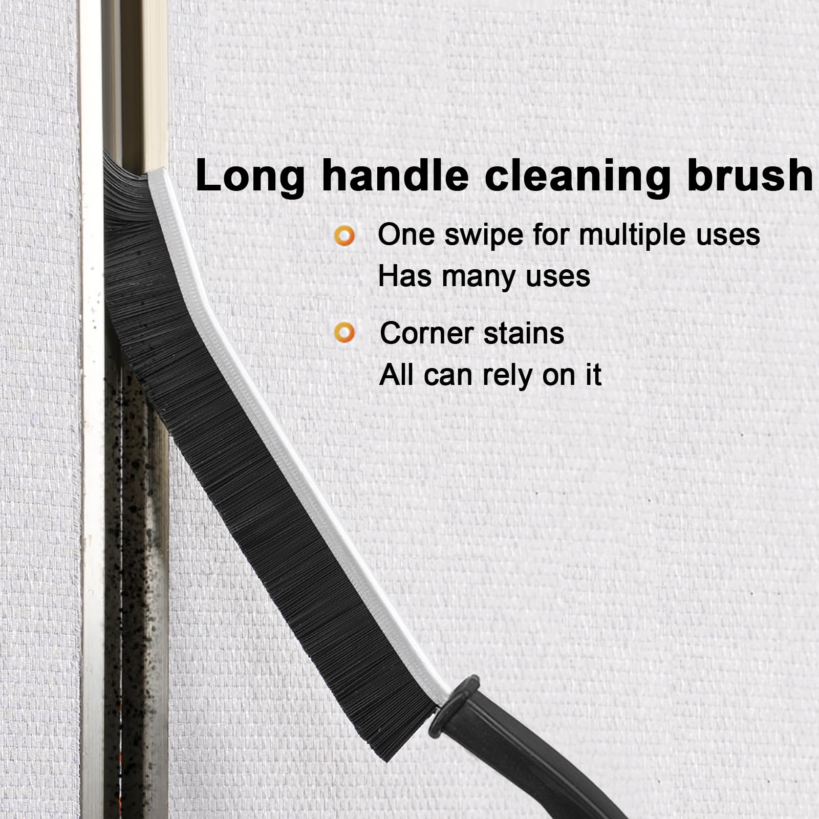 2 Spazzole Per Pulizia Fessure - Setole Dure, Per Fughe Piastrelle, Binari Finestre, Cucina E Bagno