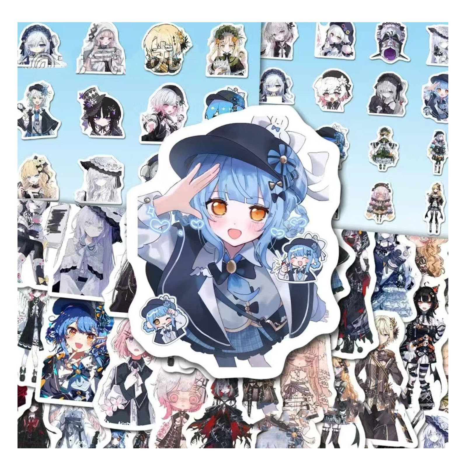 Amazon.co.jp: 魔法少女ノ魔女裁判 ステッカー 96枚 セット シール 橘