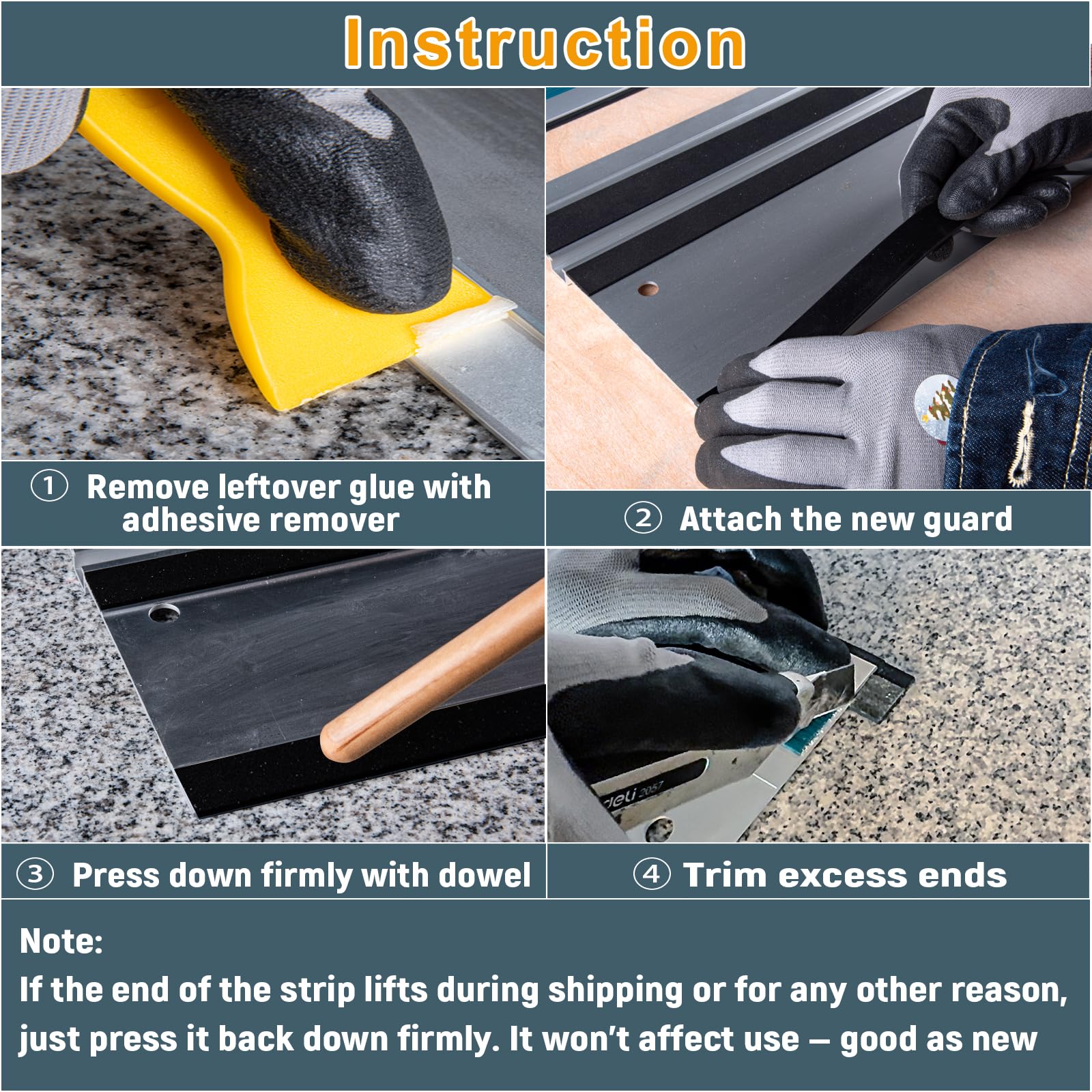 118" Splinter Guard Replacement Strip Compatible with Makita -5