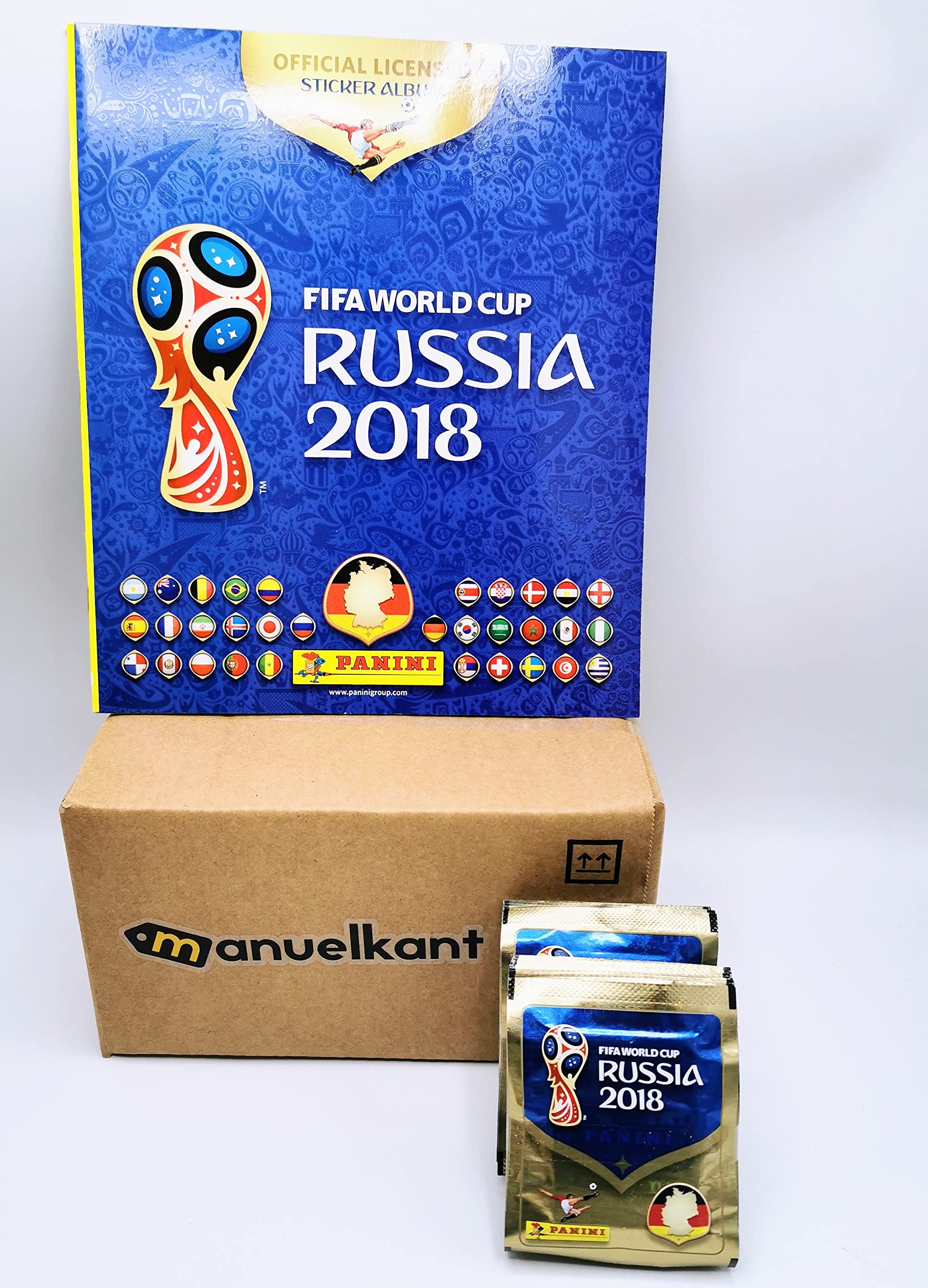 manuelkant Rusia 2018 - Álbum vacío + 100 bolsas selladas para inodoro WM Figurines