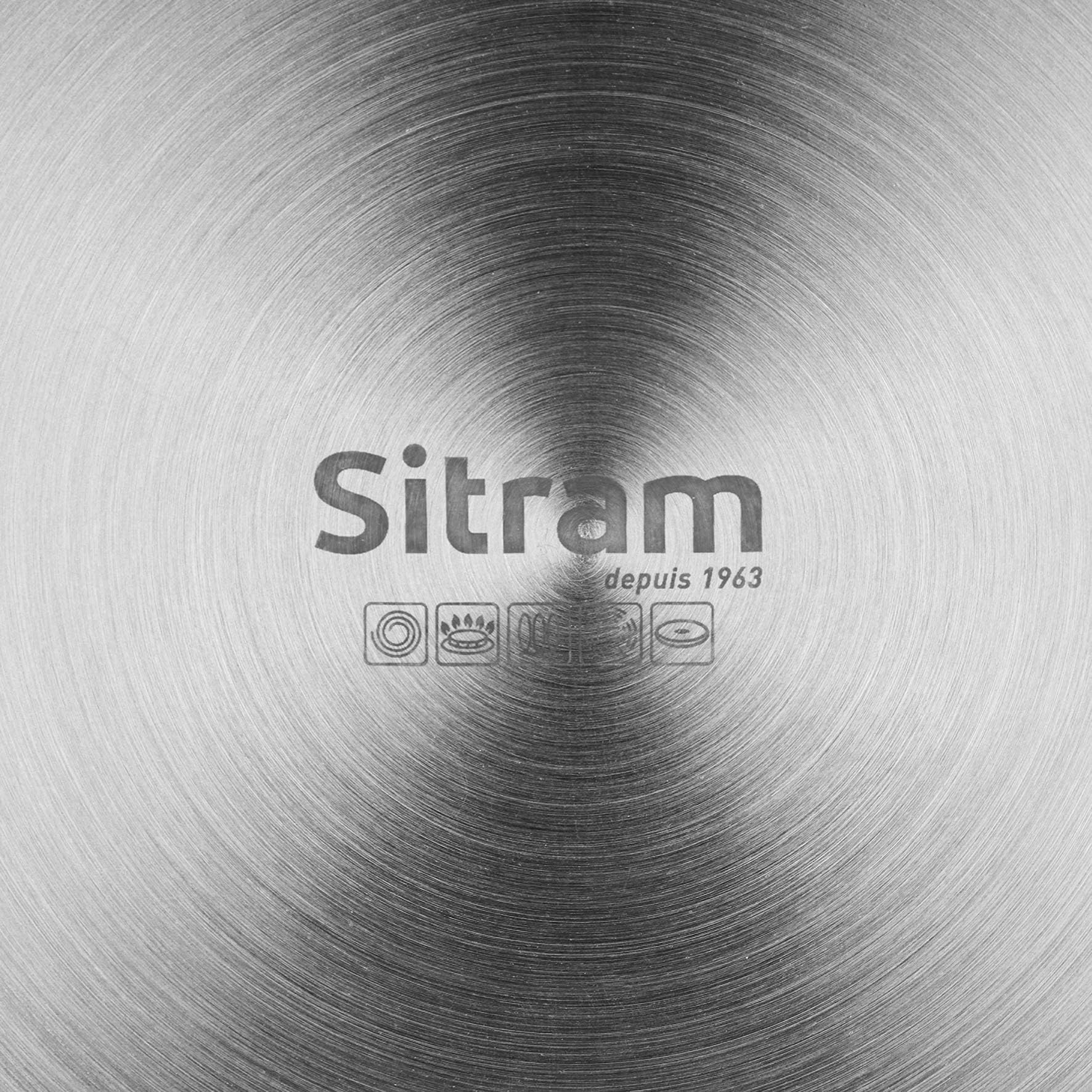 Sitram 717092 Padella Endurance Ø20 cm 100% acciaio inossidabile - fondo triplo spessore - Interno senza rivestimento nocivo - Tutti i fornelli inclusi induzione