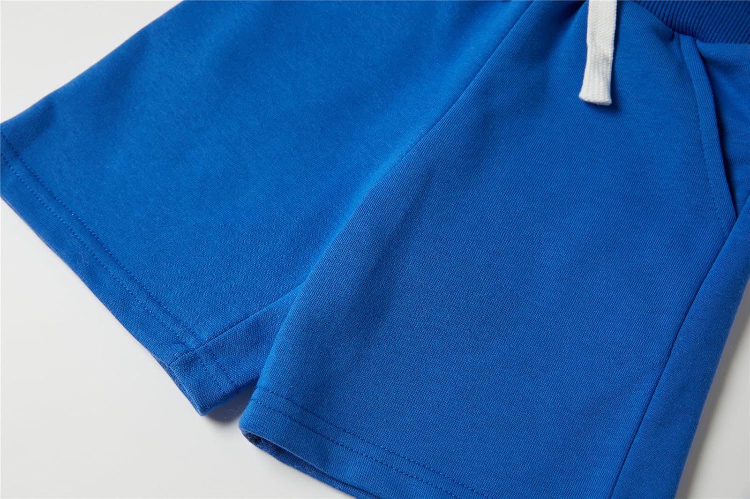 Mud Kingdom Boys Drawstring Terry Sweat Shorts with Pockets Casual Pull On Shorts - Image 6