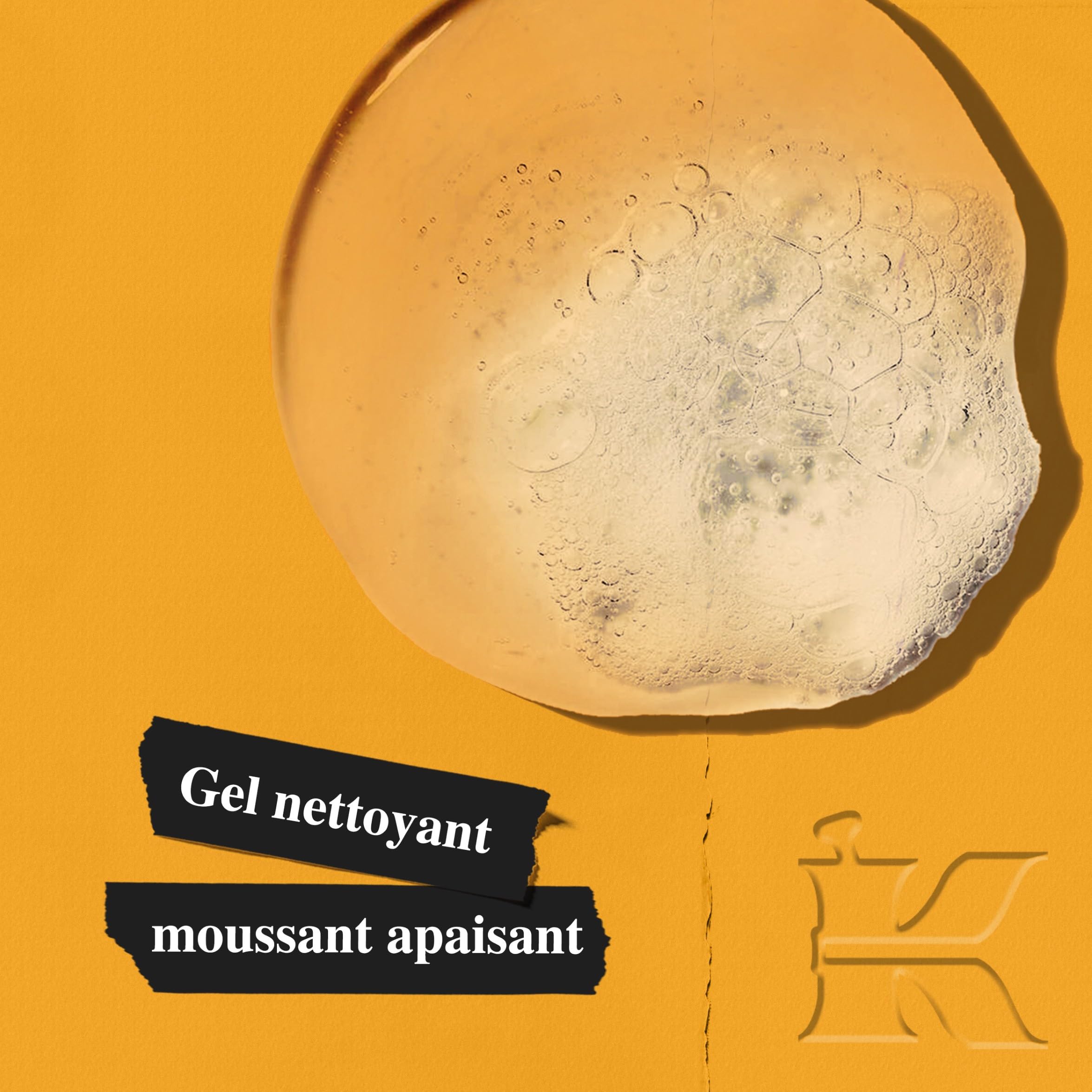 Kiehl's, Nettoyant Visage au Calendula, Gel Nettoyant Moussant Profond, Élimine les Impuretés et la Saleté, Sans Sulfates, Pour Peau Normale à Grasse
