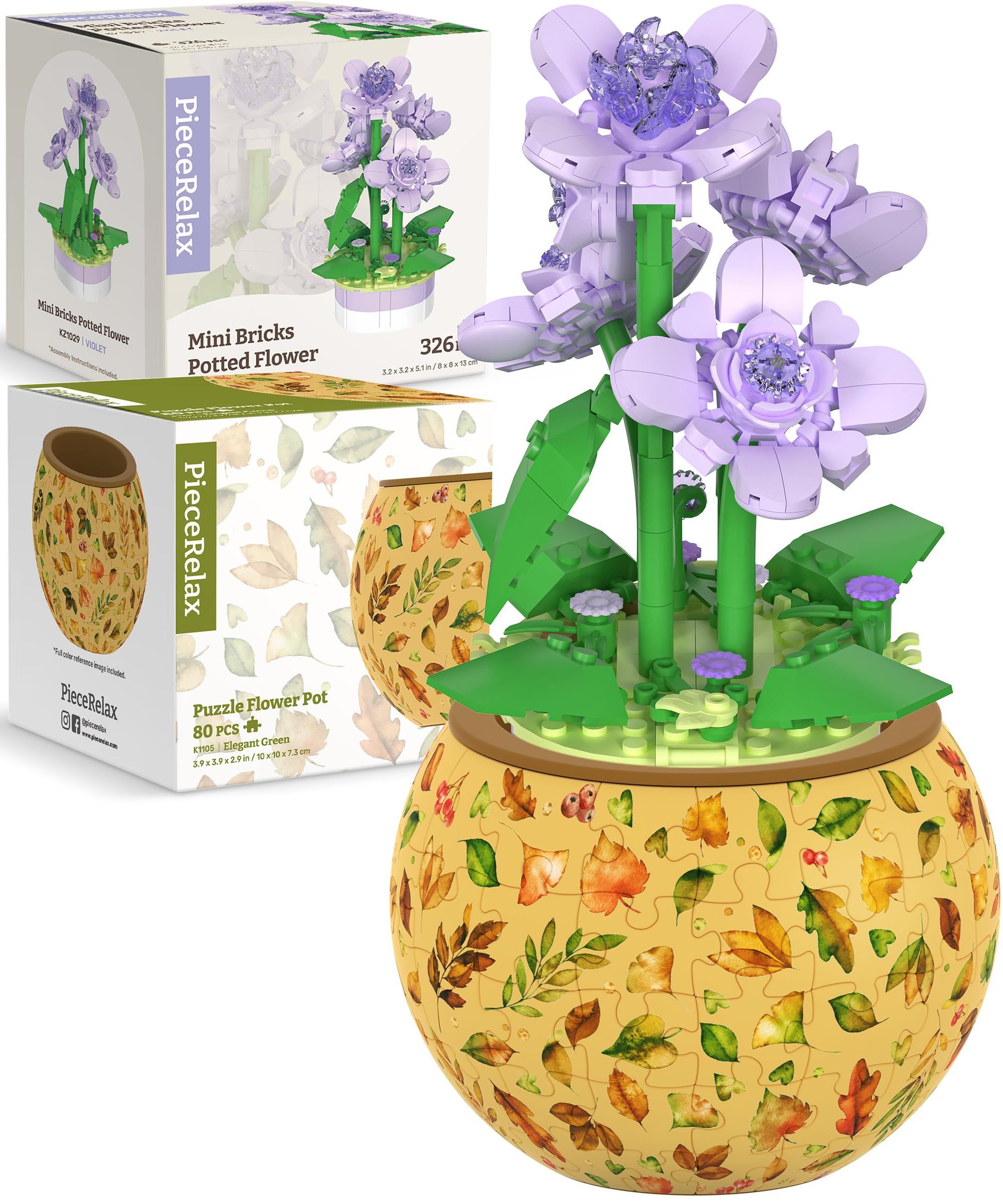 Amazon.com: PieceRelax Puzzle Planter and Flower Decoration