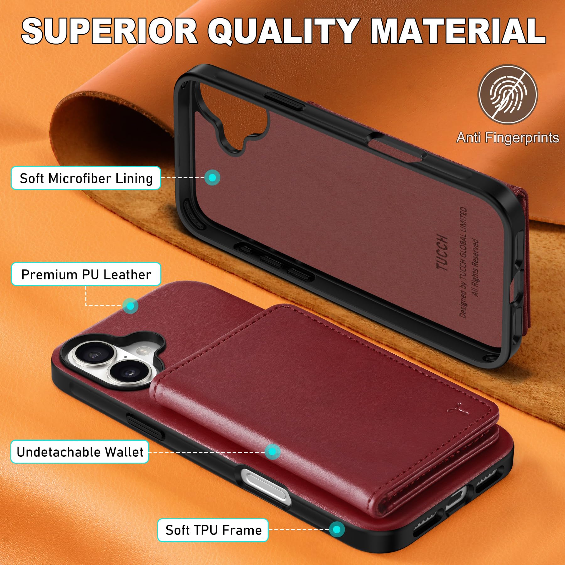 Coque Pour Xiaomi Redmi A1 / Redmi A2, [Housse En Cuir PU Premium