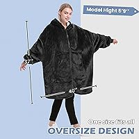 Vista 4 de Catalonia Sudadera con capucha y cremallera, chaqueta Sherpa de gran tamaño, regalo para ella