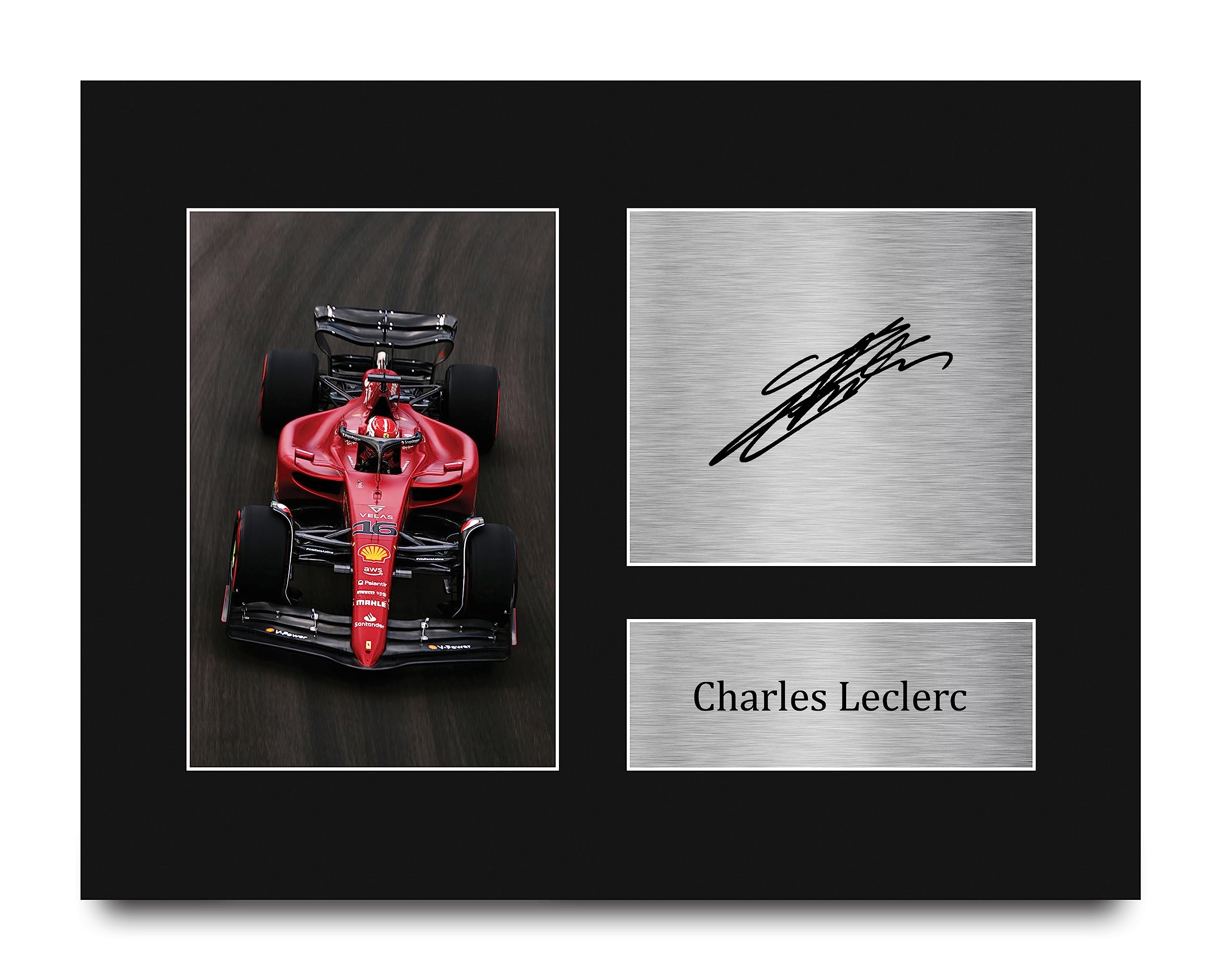 F1 Alfa Romeo Charles Leclerc サイン入り1/2 Charles Leclerc 2021 Signed Scuderia-Ferrari 1:2 Scale