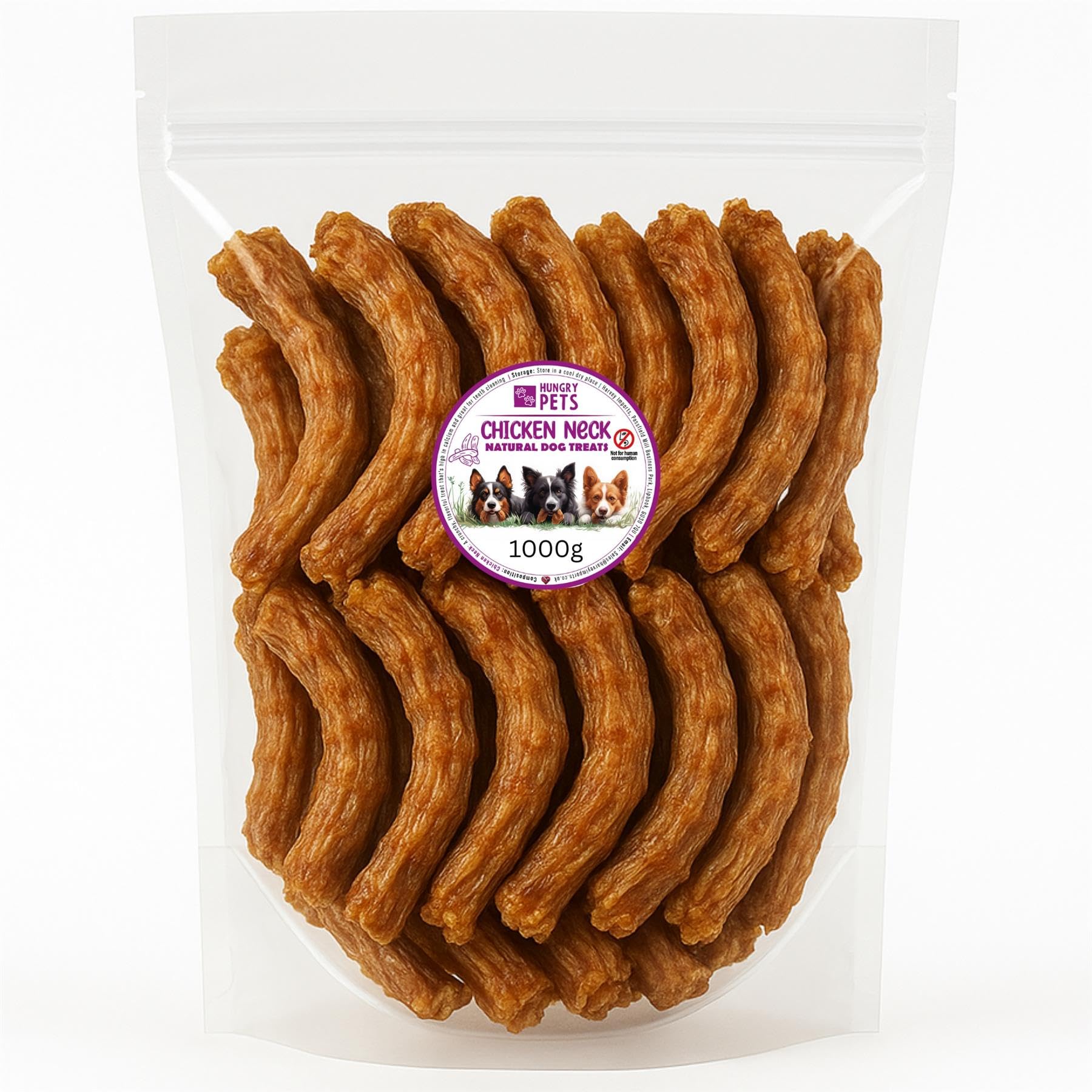 Chicken Necks, Natural Dog Treat (1kg)