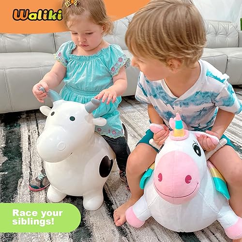 Miniatura 6 de WALIKI Bouncy Horse Hopper  Benny The Jumping Bull - Pony inflable para niños pequeños