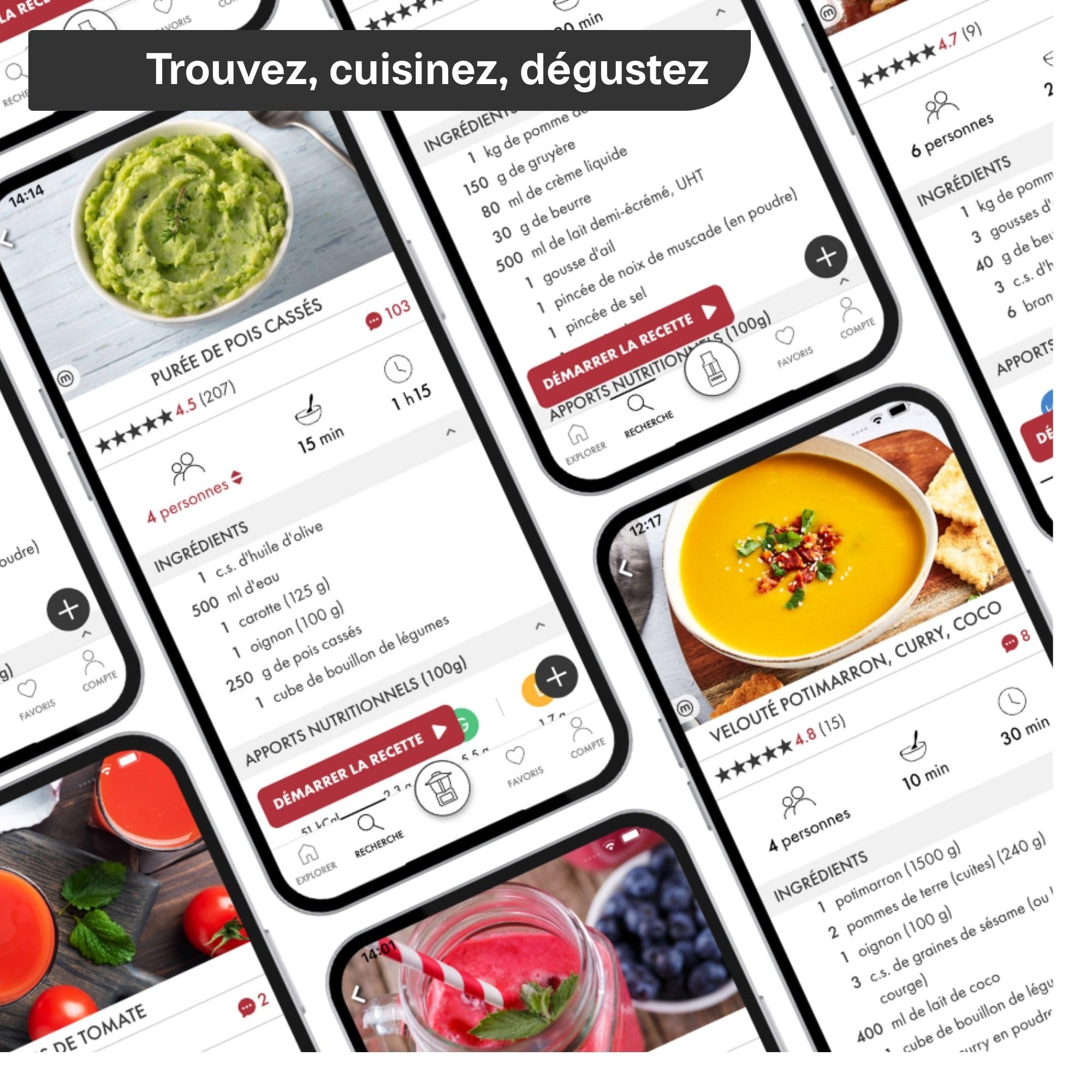 Magimix Robot de Cuisine Multifonction 4200 XL – Hachoir, Blender, Pétrin, Batteur – Accessoires Inclus – Idéal pour Famille – Moteur Professionnel Silencieux 3 L - Fabriqué EN FRANCE (Rouge)
