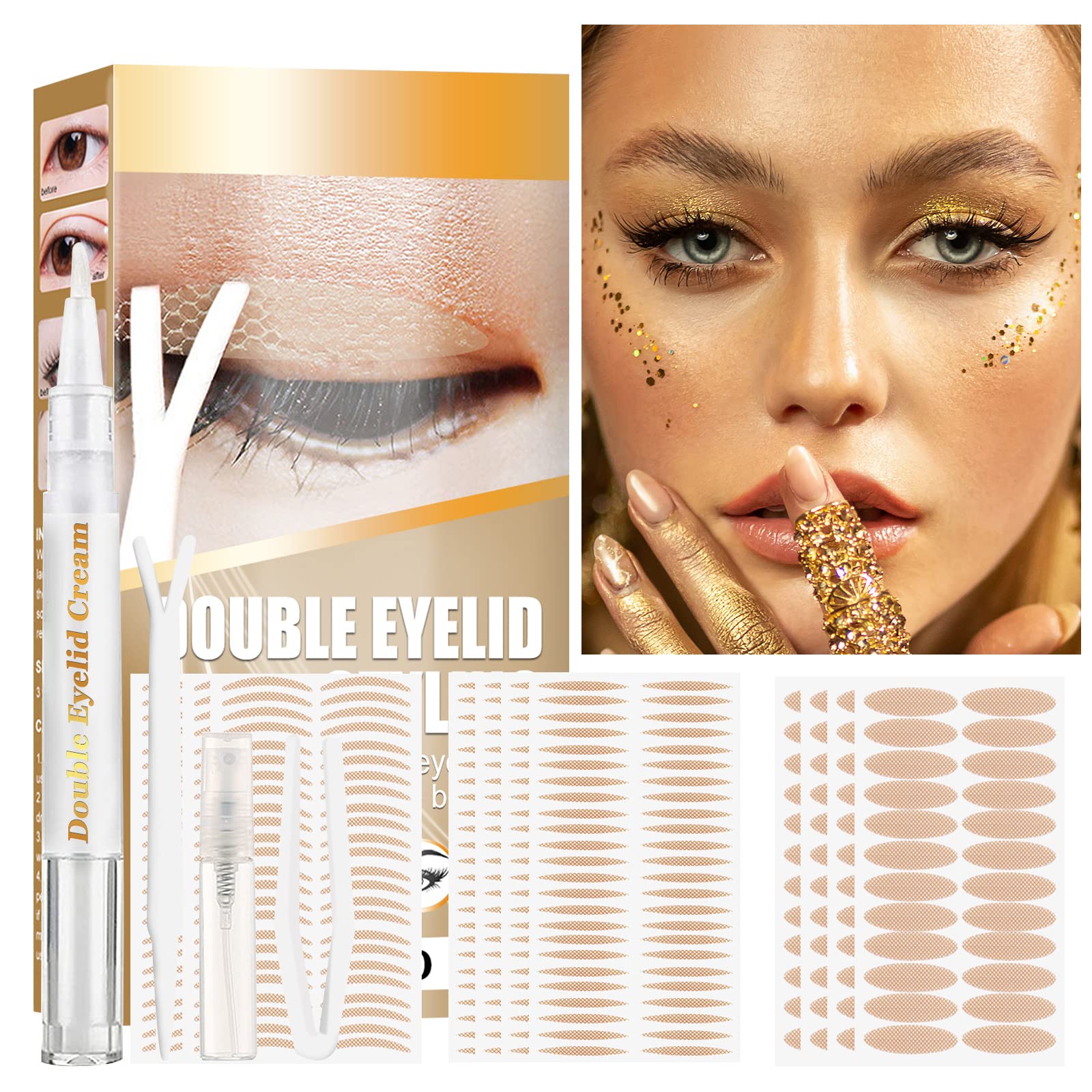 Buy Eyelid TapeEyelid Lifter StripsInvisible Waterprooffor Droopy