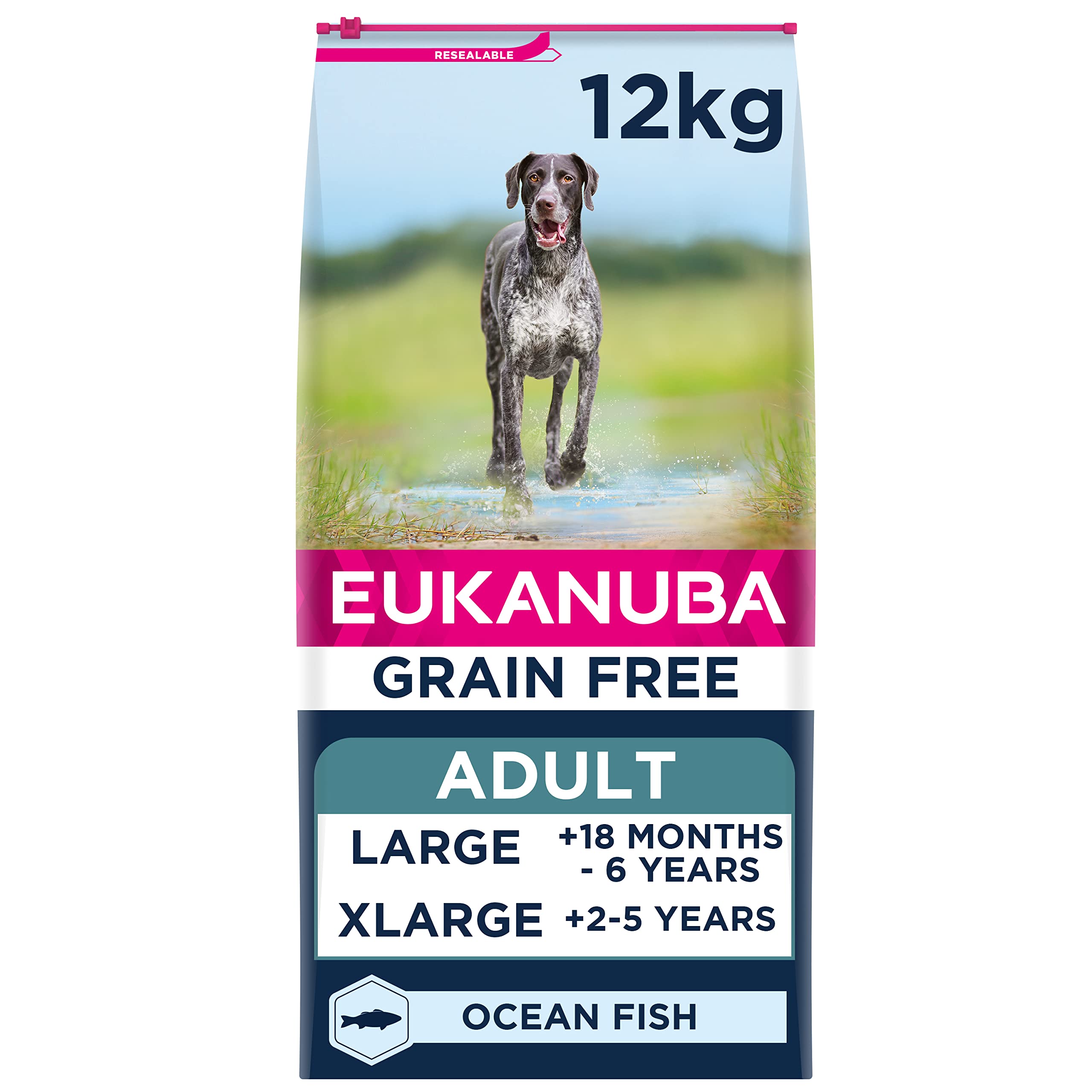Eukanuba Grain-Free Large Breed Adult Salmon - 12kg