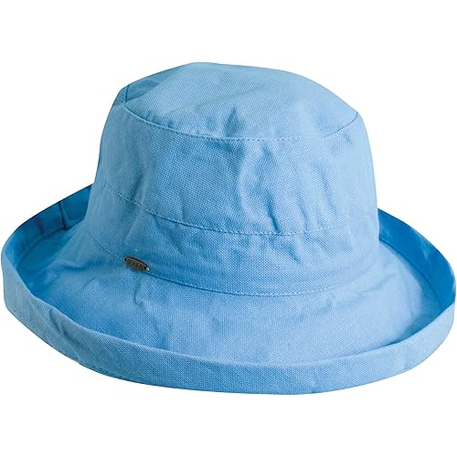 Scala Women's Medium Brim Cotton Hat