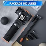 Gonfleur de pneus Portable Air Compresseur, 180 PSI Sans fil Air Pompe pour pneus de voiture, 8 IN1 Mini Pompe à pneus de vélo, Gonfleur de pneus avec jauge de pression, Portable Air Compresseur pour moto de voiture Bike Ball