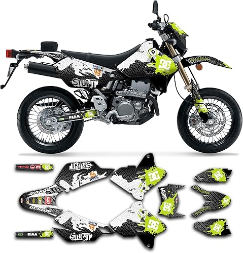 Miniatura 33 de Juego de calcomanías Kungfu Graphics personalizadas para Suzuki DRZ 400 SM Supermoto 1999, 2000, 2001, 2002, 2003, 2004, 2005, 2006, 2007, 2008,