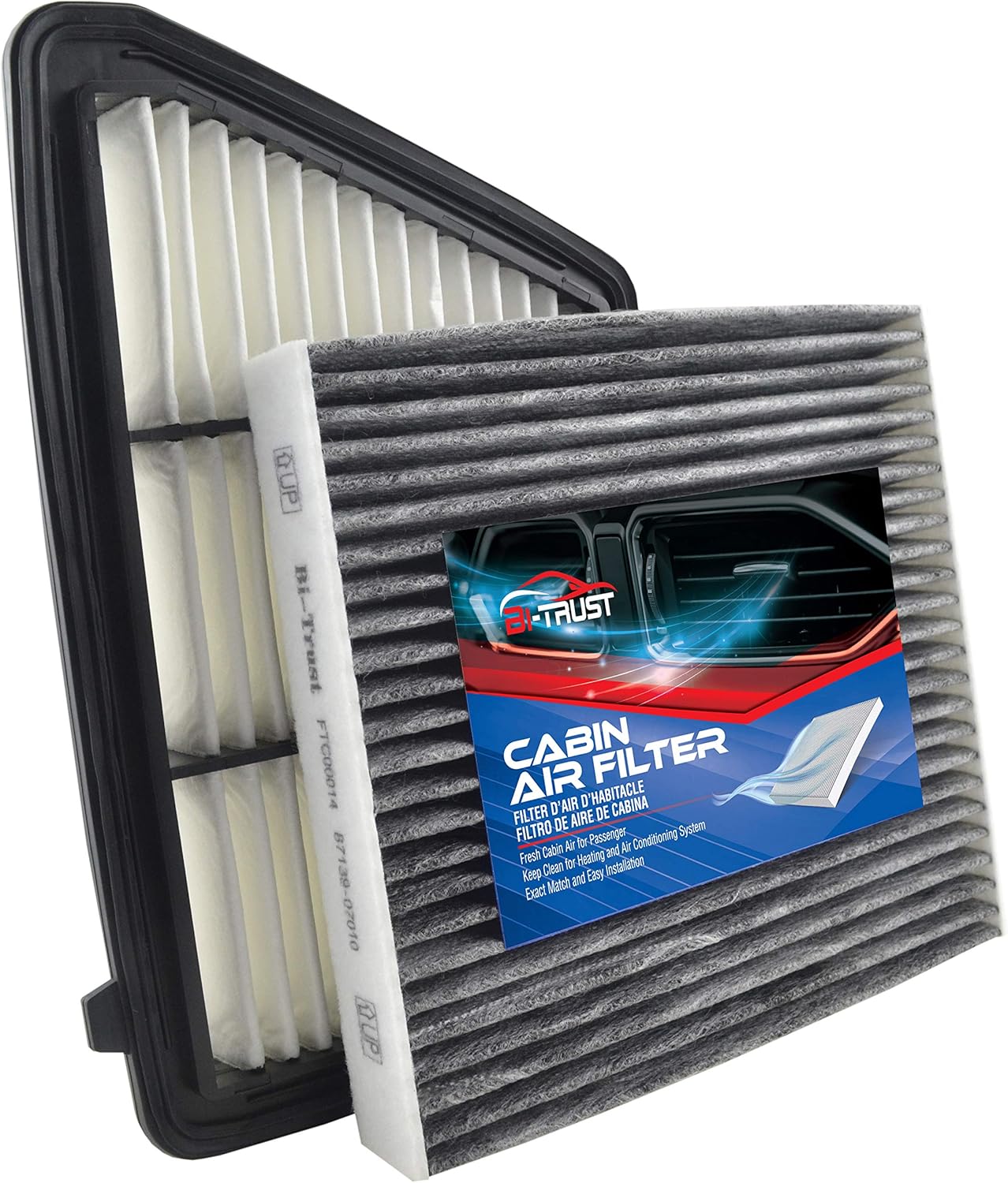 Engine and Cabin Air Filter kit,Replacement for Honda CR-V 2.4L 2017 2018 2019