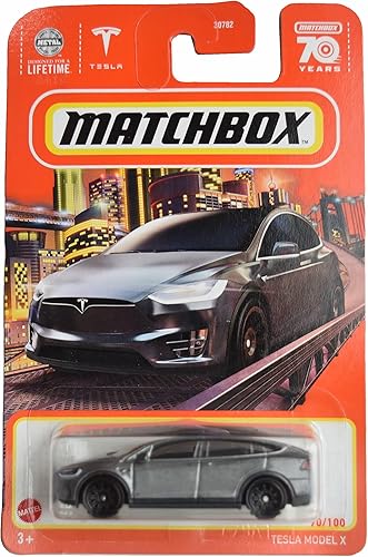 Matchbox Tesla Modelo X, gris 90100