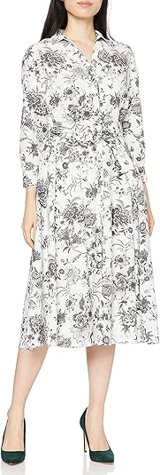 Amazon Co Jp グレースコンチネンタル 21ss サラサシャツワンピース レディース ブラック 38