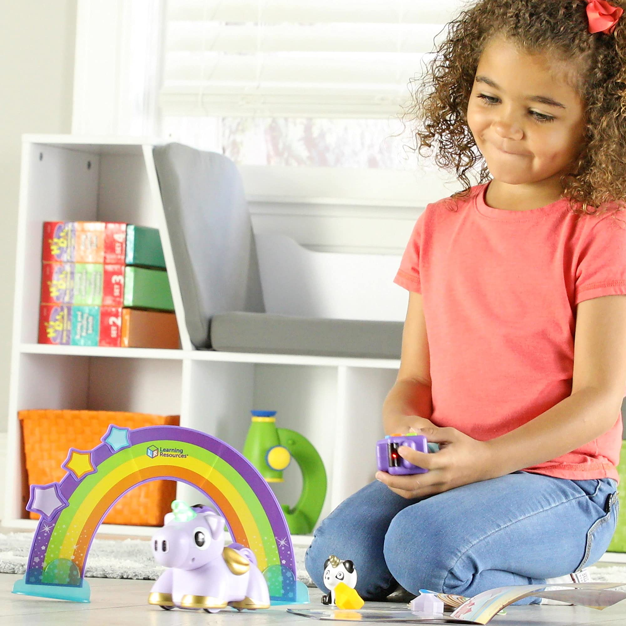 Learning Resources La Unicornio Skye de la colección Coding Critters MagiCoders, Juguete Infantil para codificar, Juegos de Stem para niños de 4+ años de Edad
