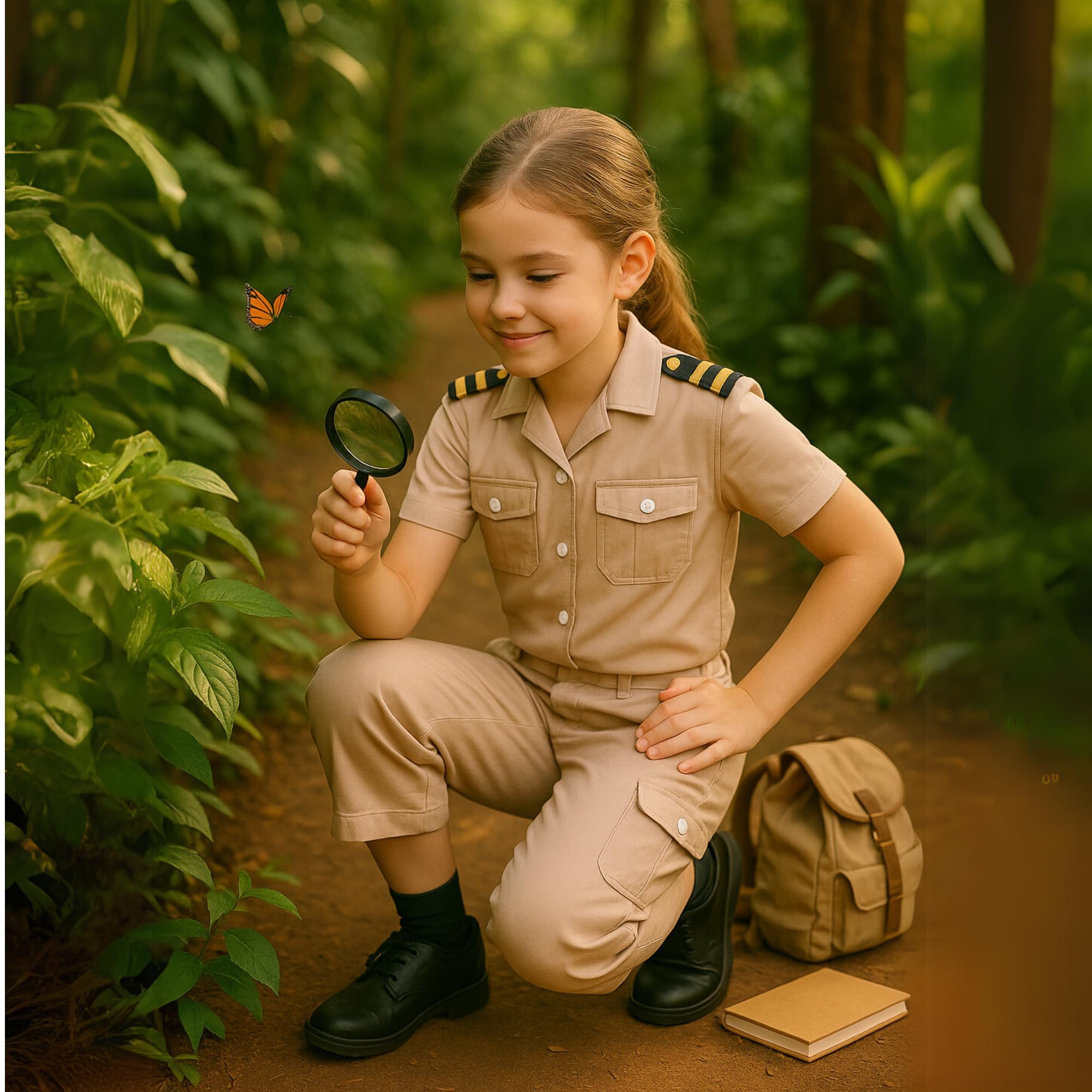 FNA FASHIONS Children Safari Explorer Costume Kids School Jungle Fancy Dress Party Accessory (Small (4-6 Years)) - Image 3
