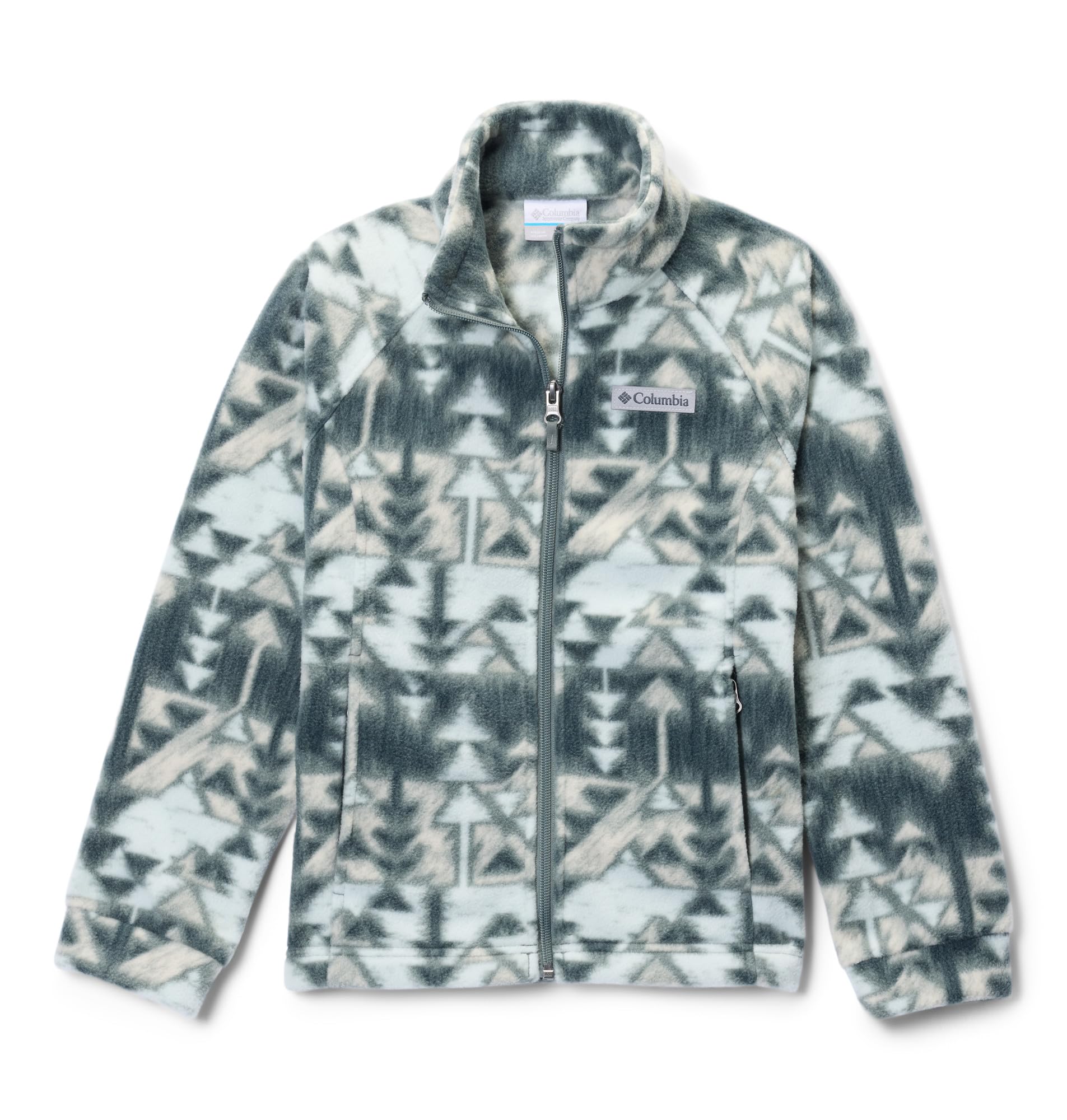 Columbia Youth Girls Benton Springs II Printed Fleece Jacket