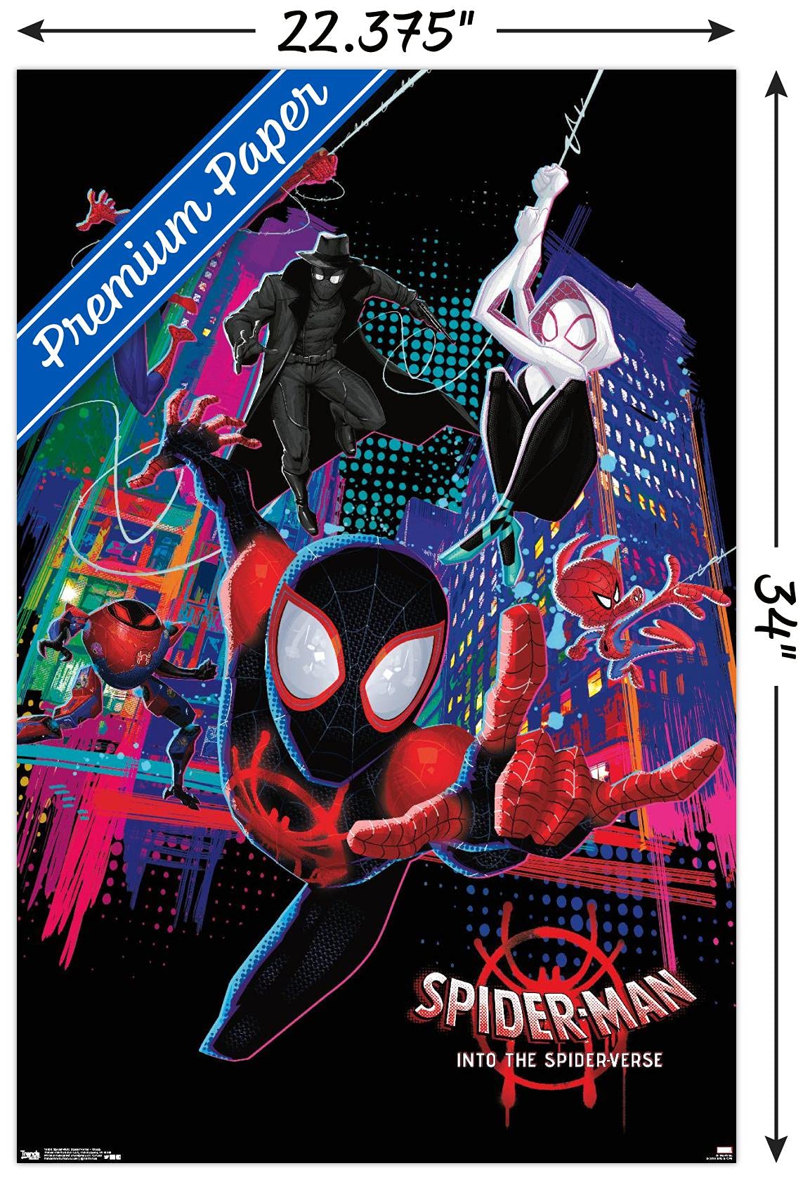 Trends International Marvel Spider-Man Across The Spider-Verse - Póster De Pared De Una Hoja De Pavitr Prabhakar