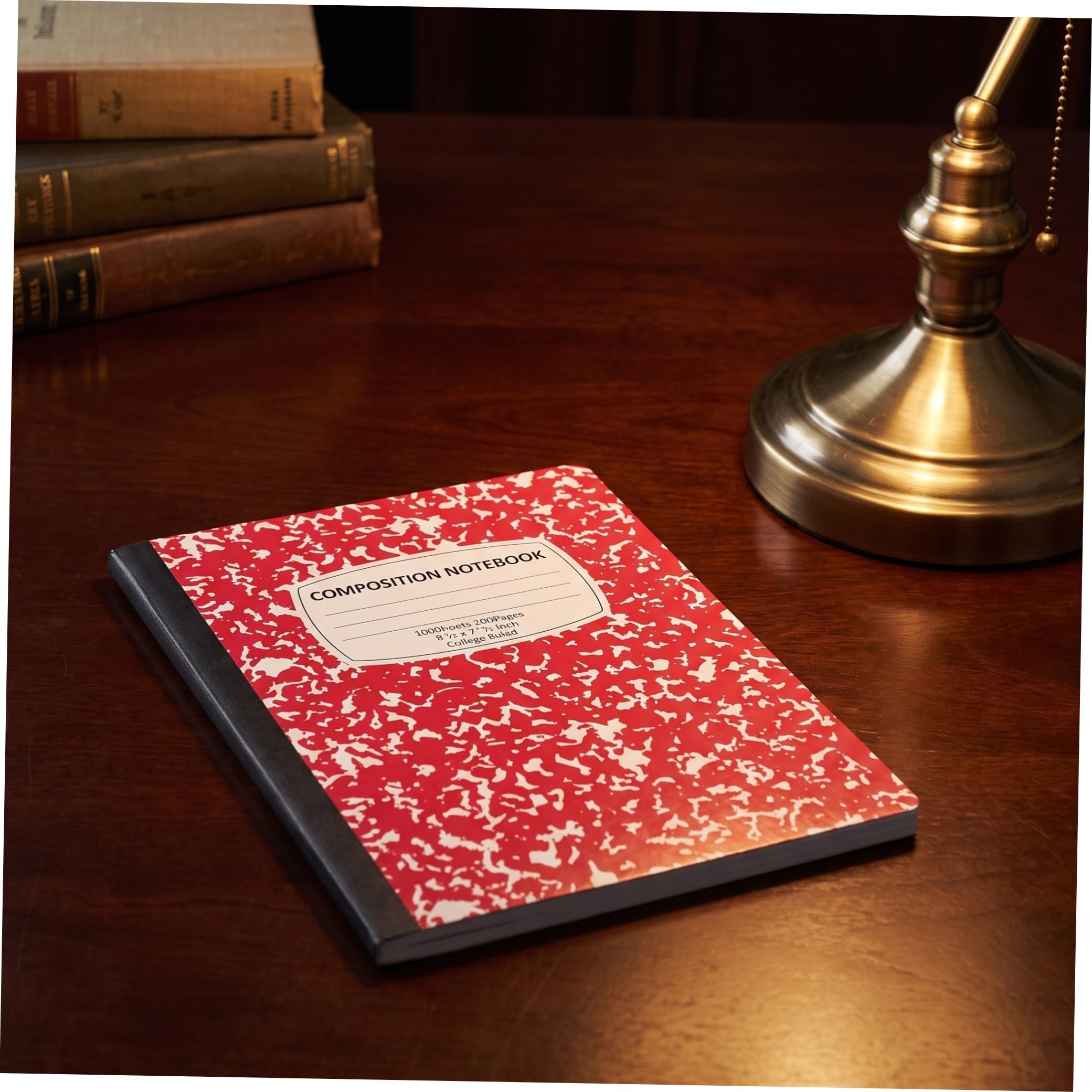 5Er-Packung B5 College Ruled Zusammengestelltes Notizbuch 100 Blatt