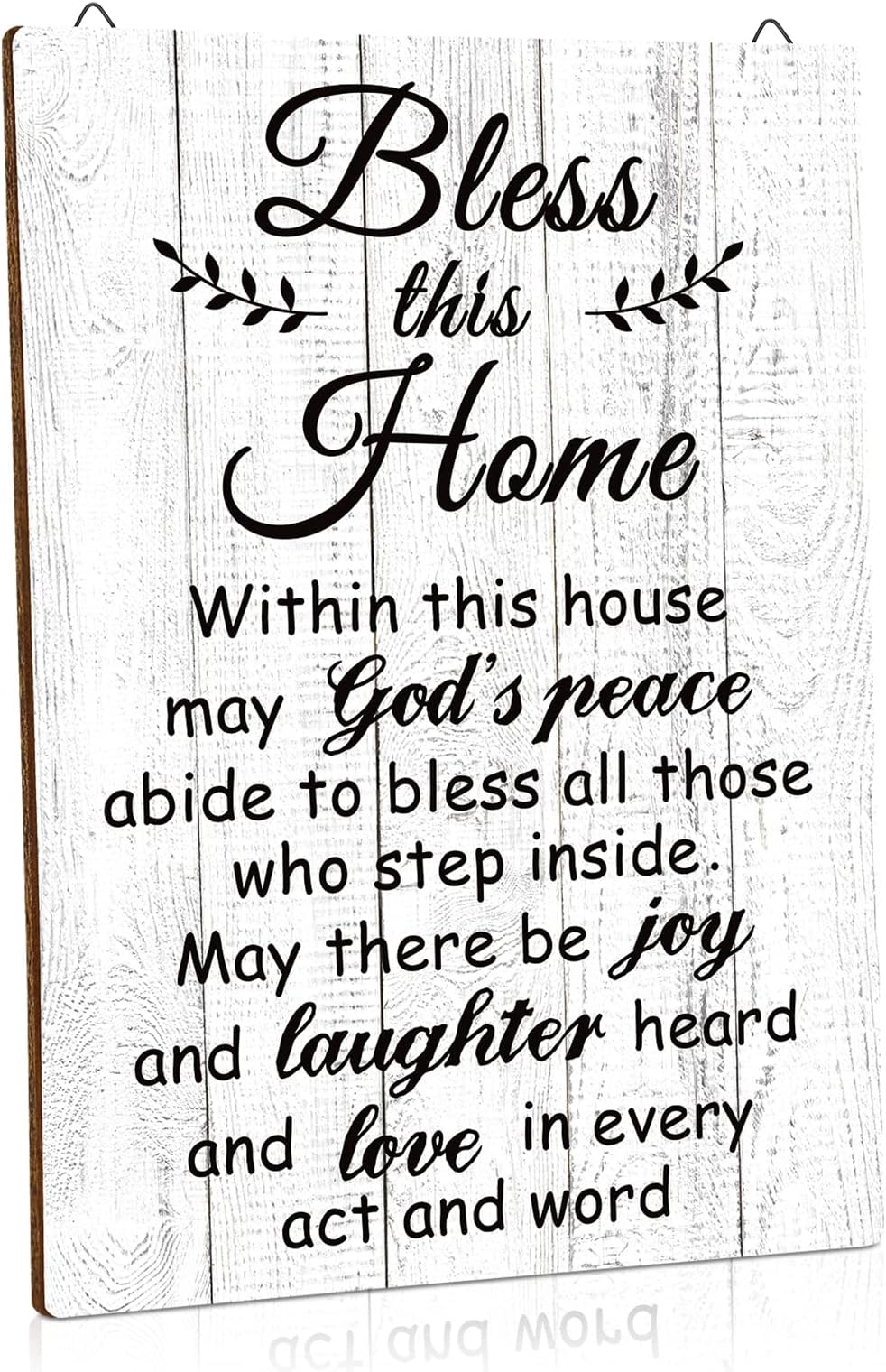 Amazon.com: Printed Wood Plaque Sign Wall Hanging, Home Wall Decor May ...
