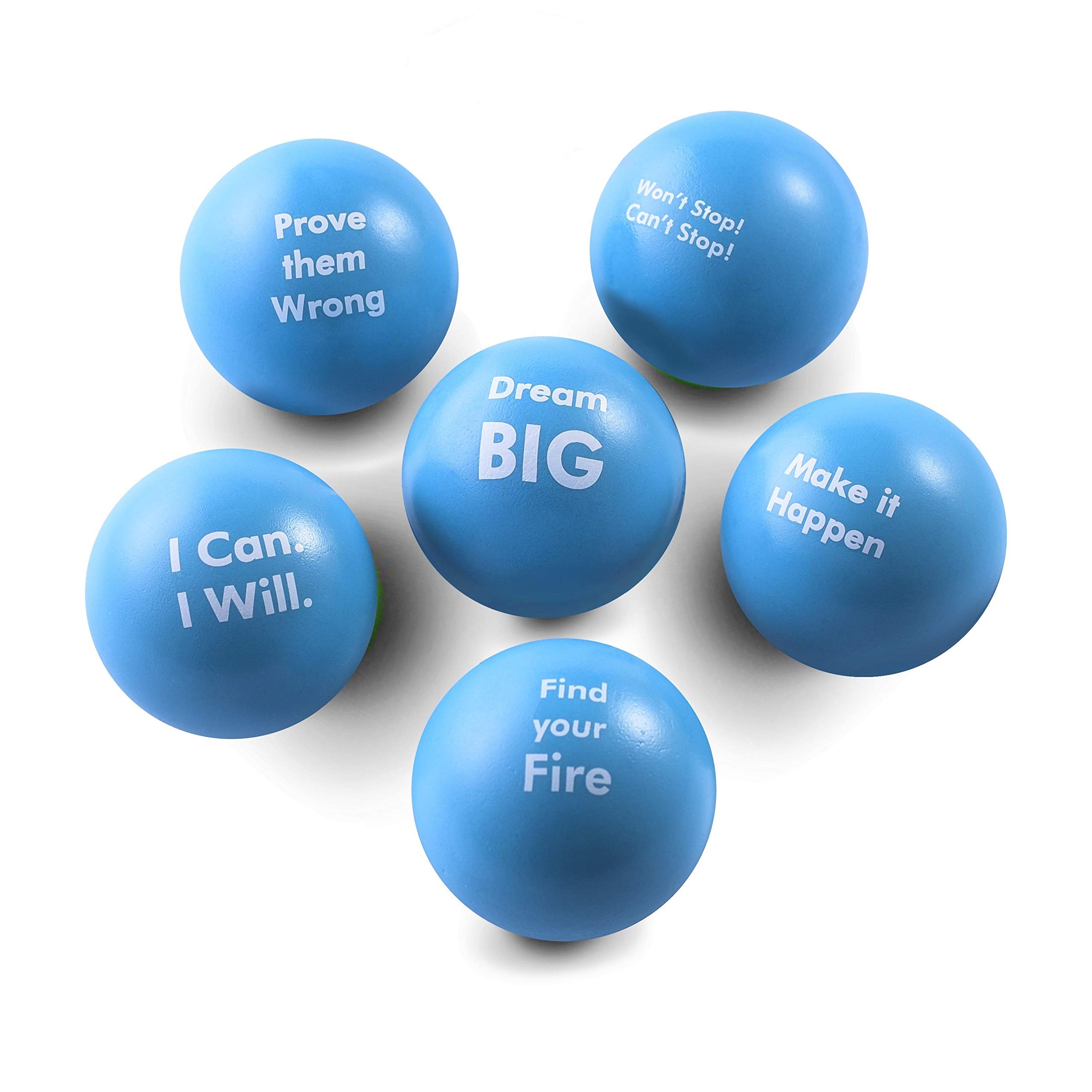 Buy Pure Origins Motivational Stress Balls Hand ExerciseGift 6Pack Fidget Accessory for