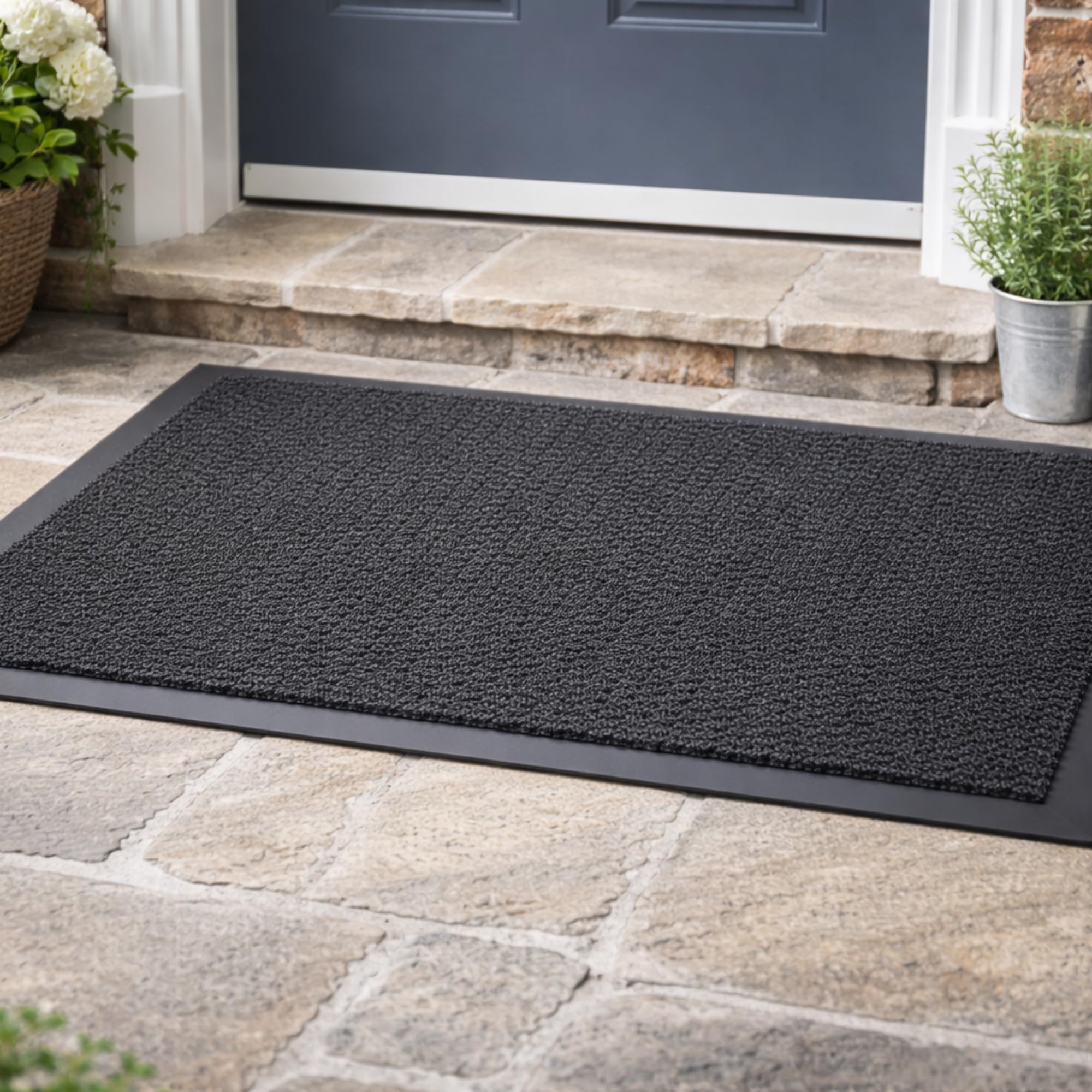 GULLAMBO Door Mats Indoor – Absorbent, Non-Slip, Washable Door Mat for Back & Front Door, Patios- Stylish Low Profile, Rubber Backed Dust & Dirt Trapping Doormat, Barrier Mat & Entrance Rugs — view 29