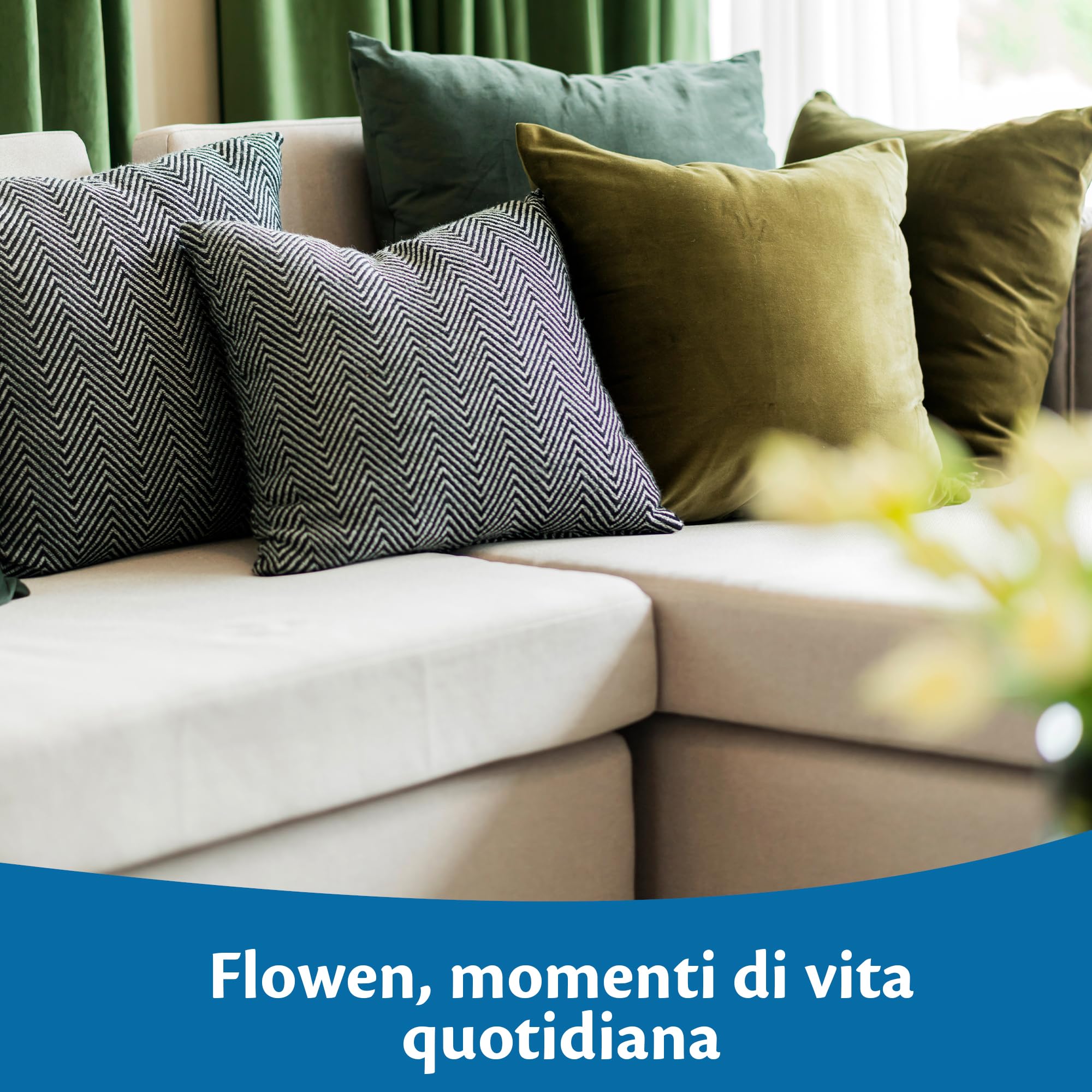 Flowen Cuscini per Divano 40x40 Imbottitura Cuscini 2 pezzi Interno Decorativi Quadrati Morbidi con Federe in Poliestere Bianca Anallergici Antiacaro Arredo Casa Salotto Letto Lavabili