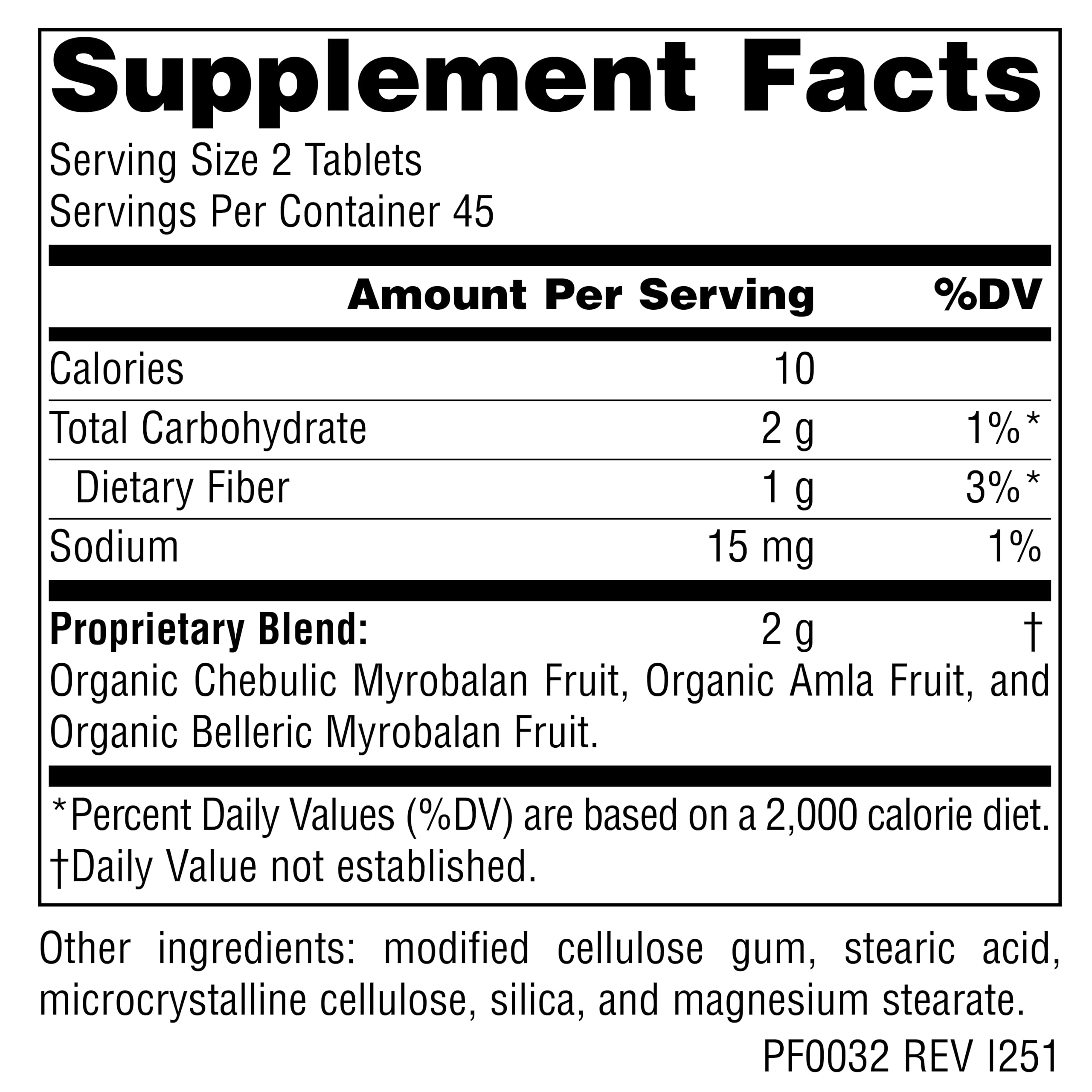 Planetary Herbals Triphala, 1,000 mg - 90 Tablets — Amazon image 2