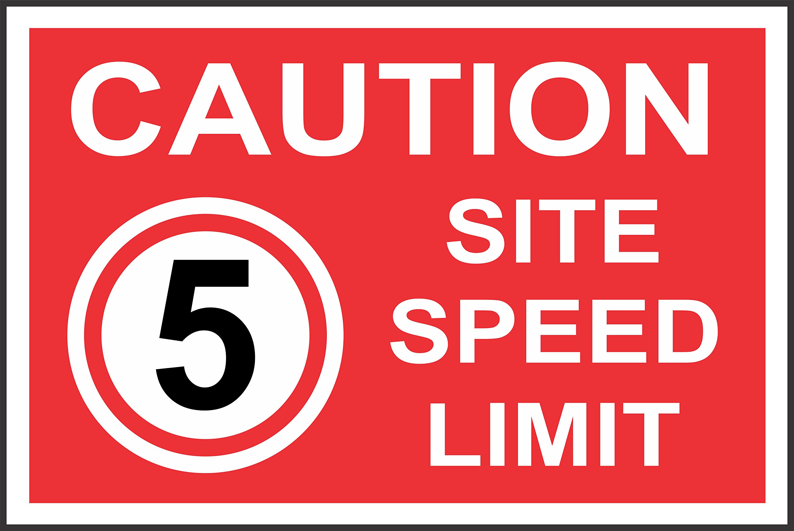 Indigos UG – Autocollant – Sécurité – avertissement – 20 MPH Zone