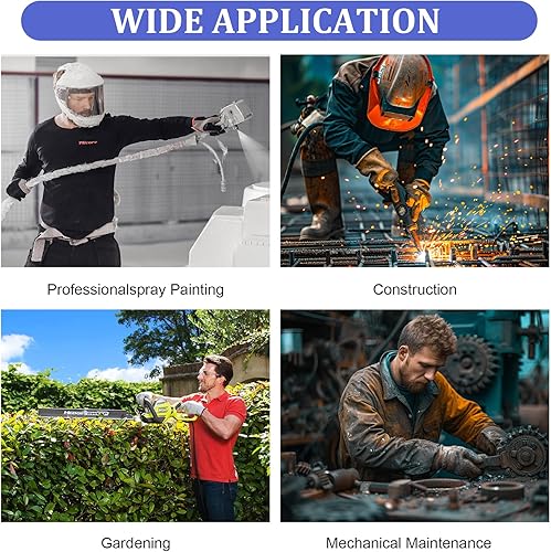 Miniatura 7 de 2 pares de guantes largos de goma impermeables, guantes de estanque, 25.2 pulgadas de longitud de hombro aislados de PVC, resistentes a productos