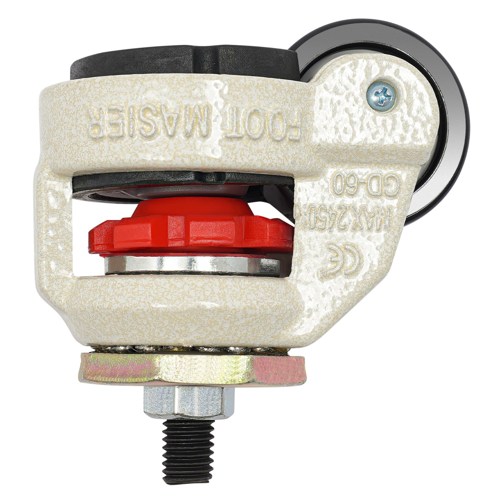 Ruote girevoli da 101 mm, set di 4 ruote pesanti, ruote per mobili, capacità di carico di 550 kg, ruote di trasporto a 360 gradi, ruote in poliuretano per mobili, carrelli, tavoli con