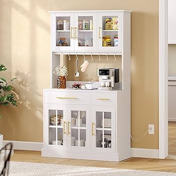 tami3✕2 Amazon.com: YITAHOME 71'' Kitchen Pantry Storage Cabinet