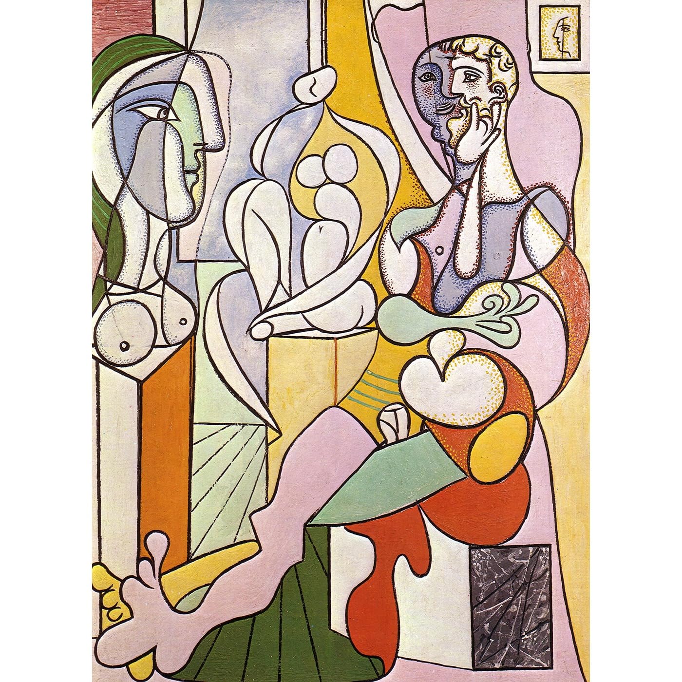 Impression sur toile The Sculptor 1931 grand format prêt à encadrer - 2
