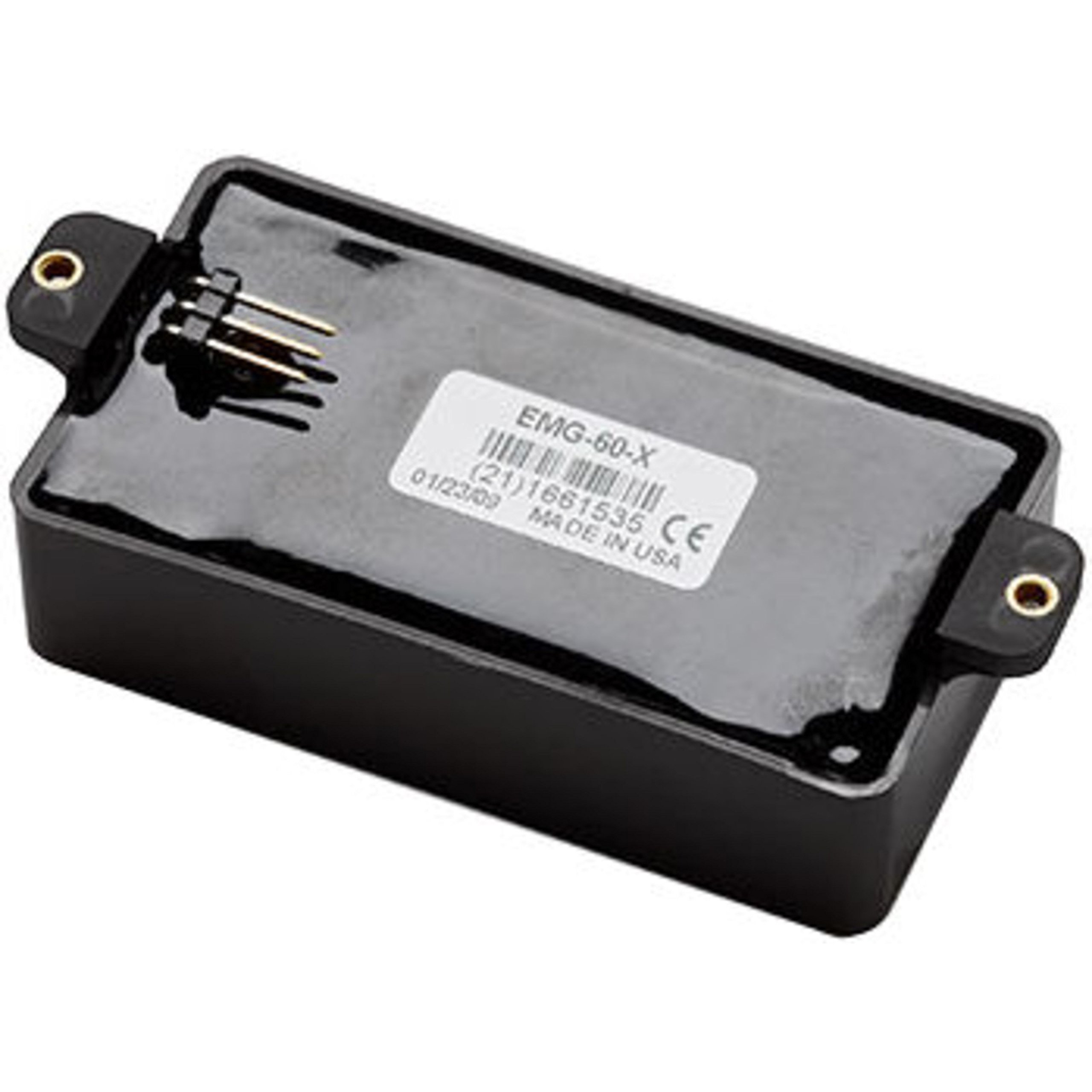 EMG 60-X E-Gitarren Humbucker Tonabnehmer schwarz